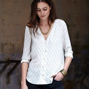 Rothko silk blouse Sézane T40